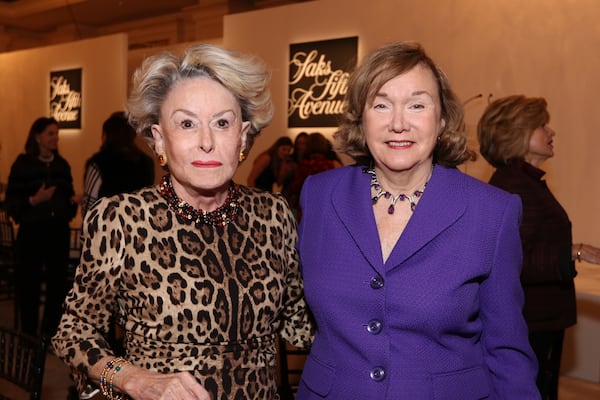 Susan Tucker, left, and Karen Spiegel at the Forward Arts Foundation fundraiser. Photos: Kim Link