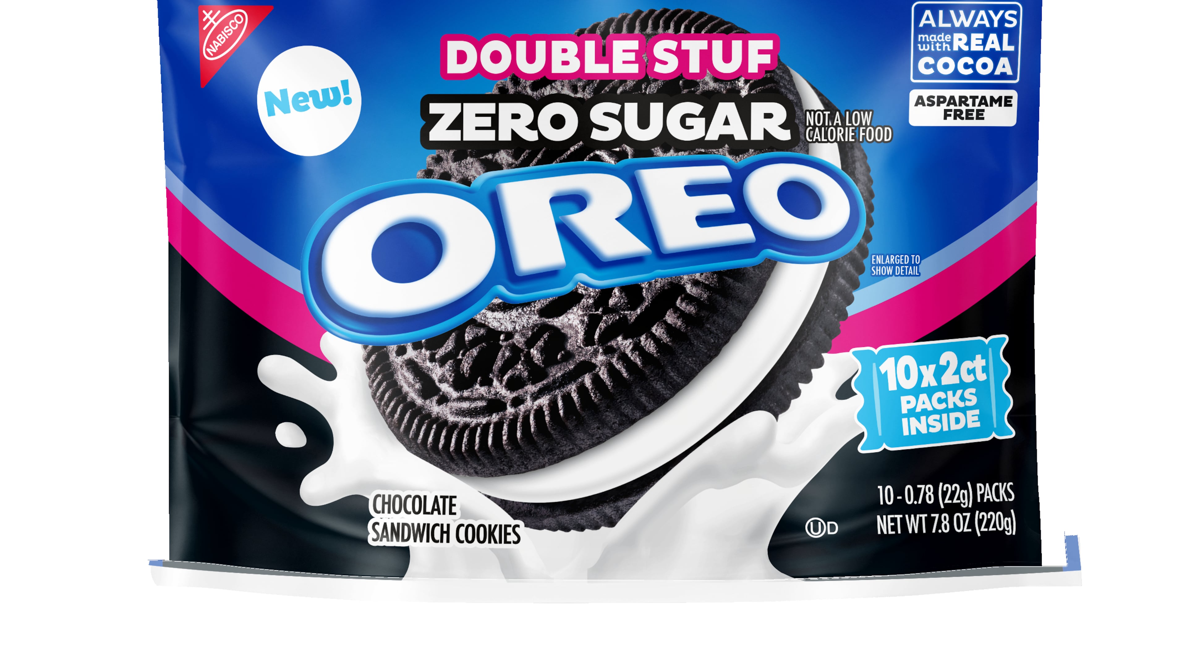 This image provided by Oreo shows Oreo Zero Sugar Cookies. (Oreo via AP)