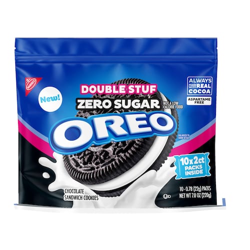 This image provided by Oreo shows Oreo Zero Sugar Cookies. (Oreo via AP)