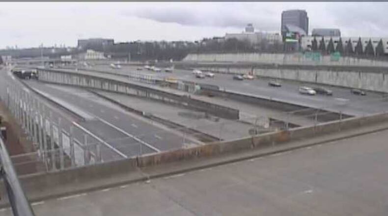 The I-75 northbound ramp onto I-285 west will be closed overnight.