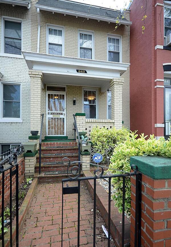 It was important for Will Teass to make sure, for longevity's sake, that his renovated rowhouse fit in with the existing neighborhood. The original facade of the home is shown here.
Photo: Courtesy of Kate Wichlinski/NetZero