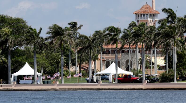 The Mar-a-Lago resort in Palm Beach, Fla. The president is writing his members-only Palm Beach property into the history books by hosting China President Xi Jinping there on Thursday. AP /Lynne Sladky