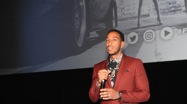 ATLANTA, GA - APRIL 04: Ludacris speaks at "The Fate Of The Furious" Atlanta red carpet screening at SCADshow on April 4, 2017 in Atlanta, Georgia. (Photo by Paras Griffin/Getty Images for Universal)