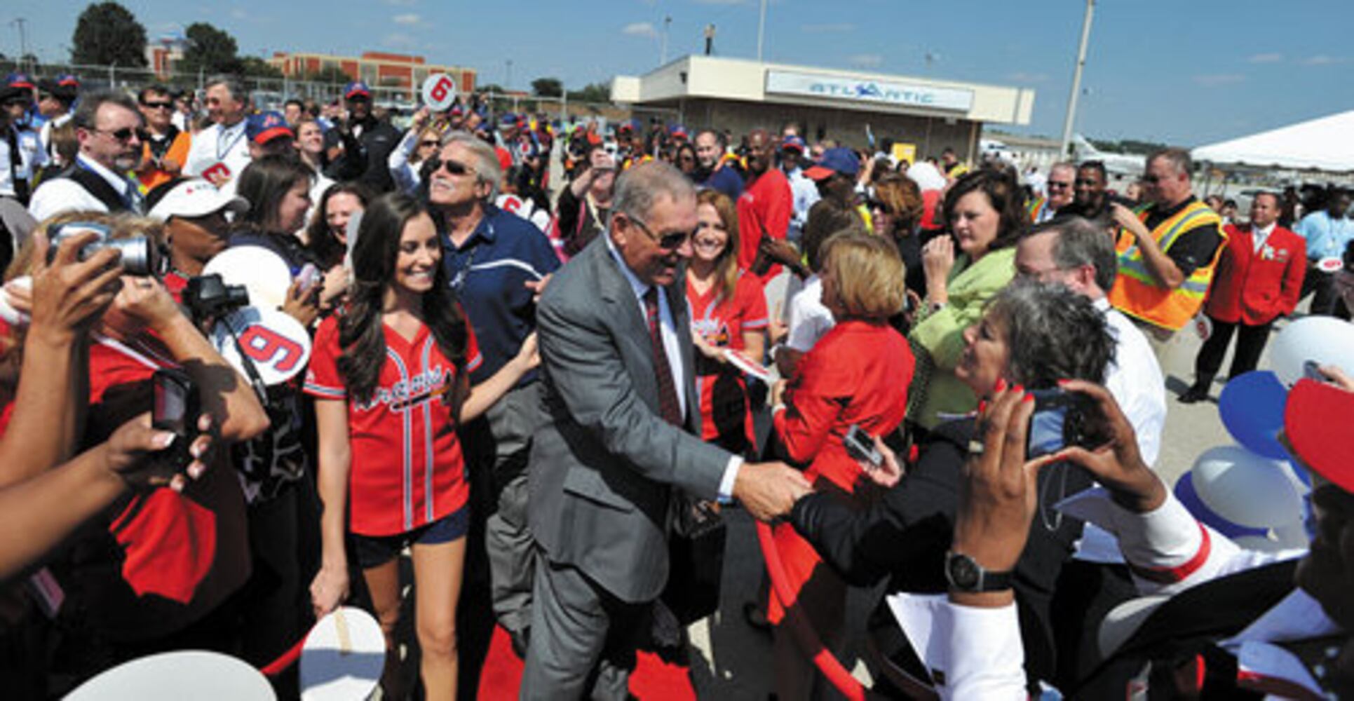 Bobby Cox gets his own plane, sort of