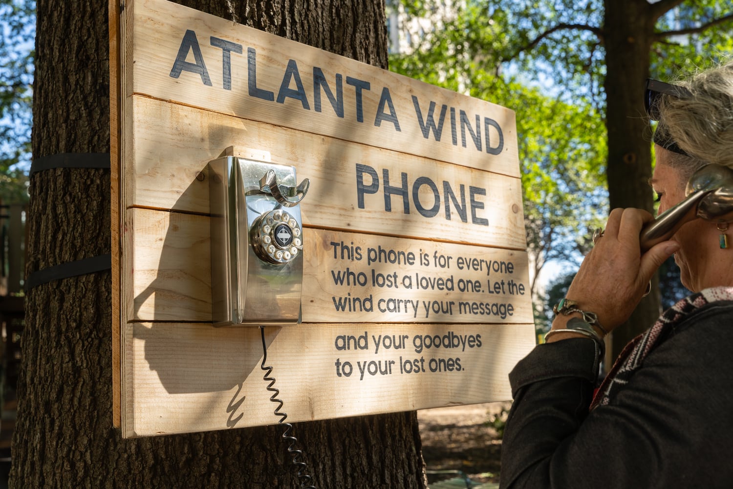 Need to grieve ‘out loud’? Atlanta’s wind phones will take your call