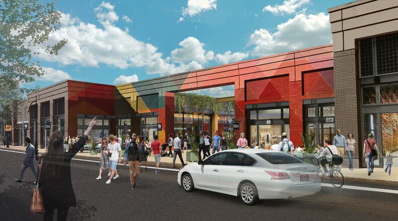 Alabama Street will be “de-malled” with light traffic and on-street parking. Source: S9 Architecture