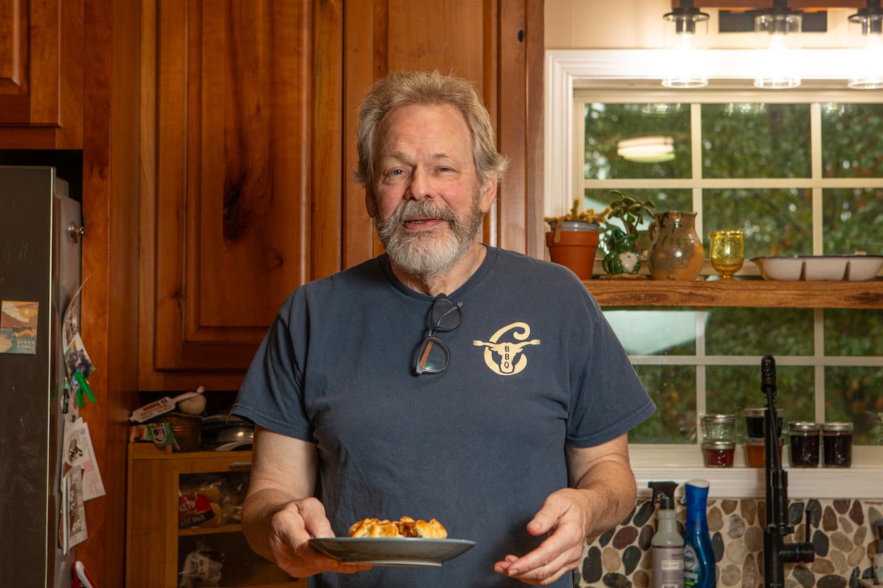 Retired chef Tenney Flynn, known throughout his career as a seafood authority and cookbook author, is also a gifted pastry chef. (Aaliyah Man for The Atlanta Journal-Constitution)