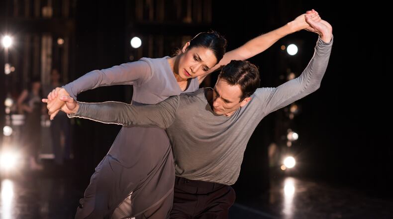 Rachel Van Buskirk and Christian Clark performed Saturday in Terminus Modern Ballet Theatre's season closer. (Photo by Abigail Photos)