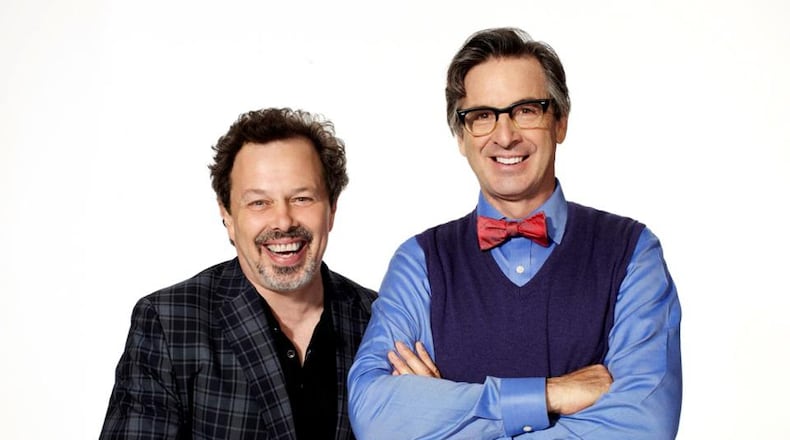 Curtis Armstrong and Robert Carradine ("Revenge of the Nerds") have parlayed that into a reality show "King of the Nerds." CREDIT: TBS