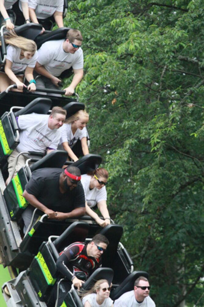 Six Flags Coasterthon on the Mind Bender