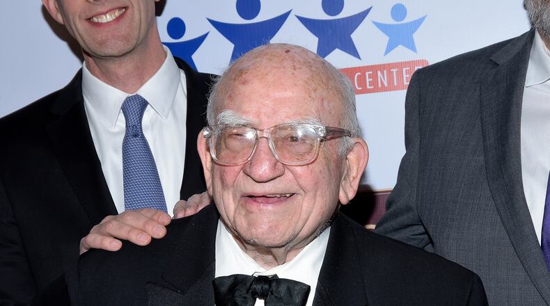 HOLLYWOOD, CALIFORNIA - NOVEMBER 03: Actor Ed Asner attends his 90th Birthday Party and Celebrity Roast at The Roosevelt Hotel on November 03, 2019 in Hollywood, California. (Photo by Michael Tullberg/Getty Images)