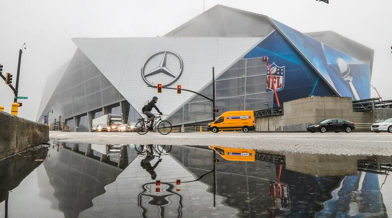 Mercedes-Benz Stadium on Friday, January 18, 2019.