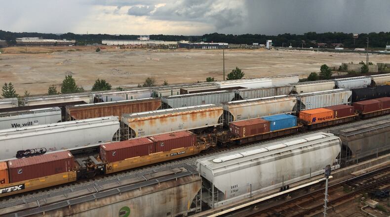 The site of the former General Motors plant in Doraville is expected to become a construction site this year, when Gray Television develops the property into movie studios, apartments, office space and retail shops. The property has been empty for years. (J. Scott Trubey/strubey@ajc.com)