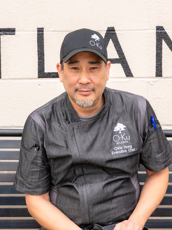 Chris Hong was hired as the new executive chef at O-Ku Atlanta in August. (Courtesy of O-Ku Atlanta)