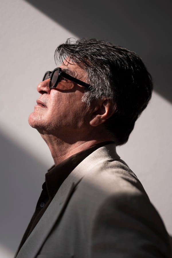 Director Jafar Panahi poses for a portrait photograph for the film 'It Was Just an Accident' at the 78th international film festival, Cannes, southern France, Wednesday, May 21, 2025. (Photo by Scott A Garfitt/Invision/AP)