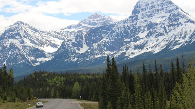The Icefields Parkway, 144 miles of magnificence that connects Jasper with Lake Louise, has been called one of the world’s great drives. (Alan Solomon/Chicago Tribune/TNS)