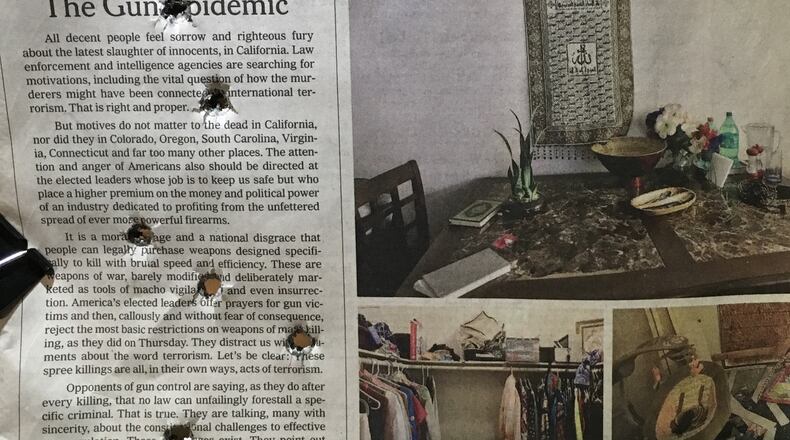 Radio host Erick Erickson expressed his opposition towards the New York Times' editorial on gun control in the United States by taking the print edition to a Georgia gun club.