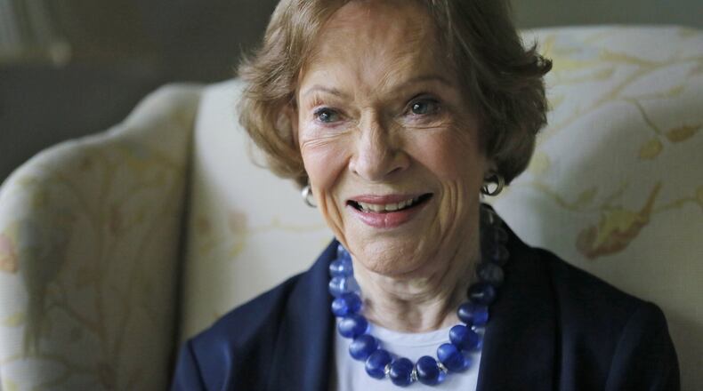 Former first lady Rosalynn Carter.
