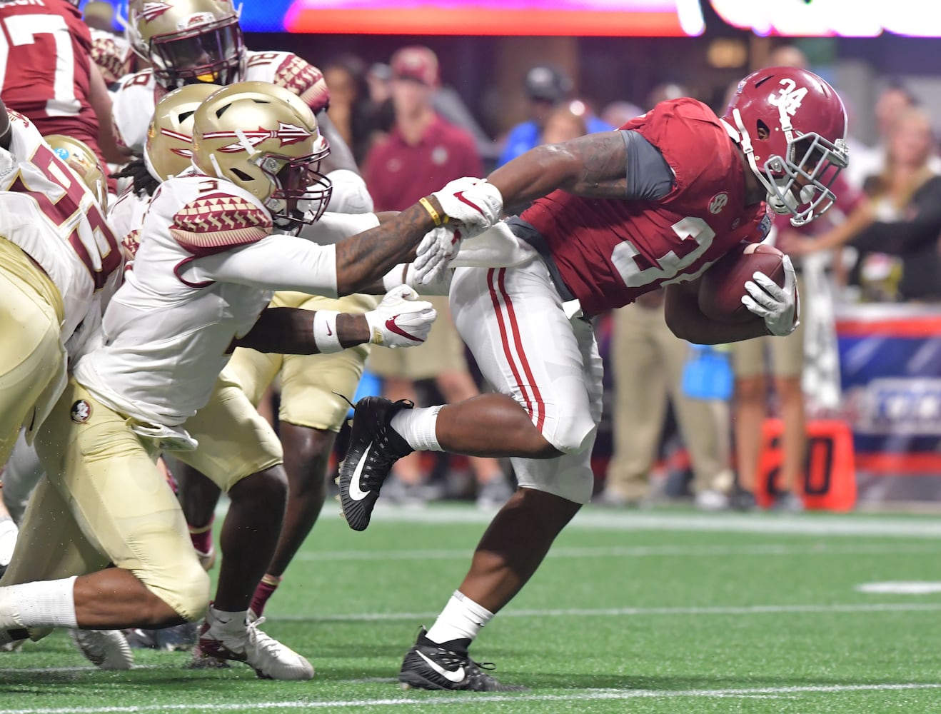 Photos: Alabama, FSU play at Atlanta’s Mercedes-Benz Stadium