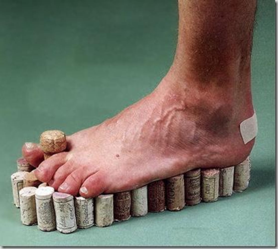 Cork sandal