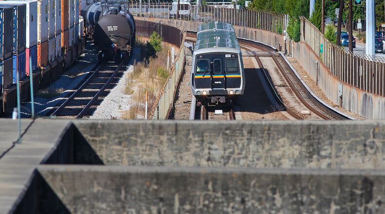 MARTA reported delays Wednesday due to a problem at the Atlanta airport station. JOHN SPINK / JSPINK@AJC.COM
