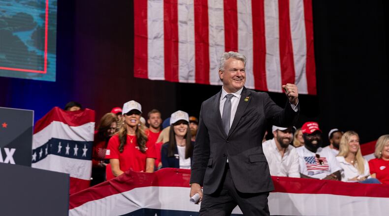 U.S. Rep. Mike Collins, R-Jackson, is running for a U.S. Senate seat. (Arvin Temkar/AJC)