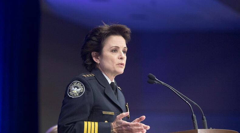 As the death toll and cases rise in Georgia, the coronavirus outbreak has forced Atlanta’s police force to rethink how they function and interact with the public. That includes cleaning workspaces, having nonessential staff work from home, and forgoing vacation time. (ALYSSA POINTER/ALYSSA.POINTER@AJC.COM)