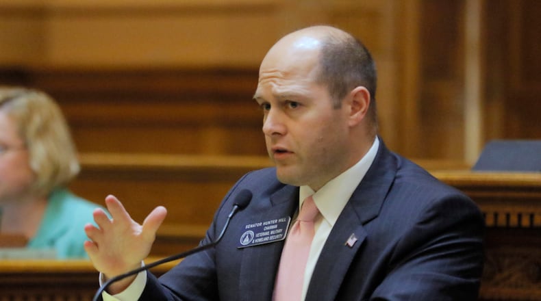 Hunter Hill is a GOP candidate for governor. BOB ANDRES /BANDRES@AJC.COM