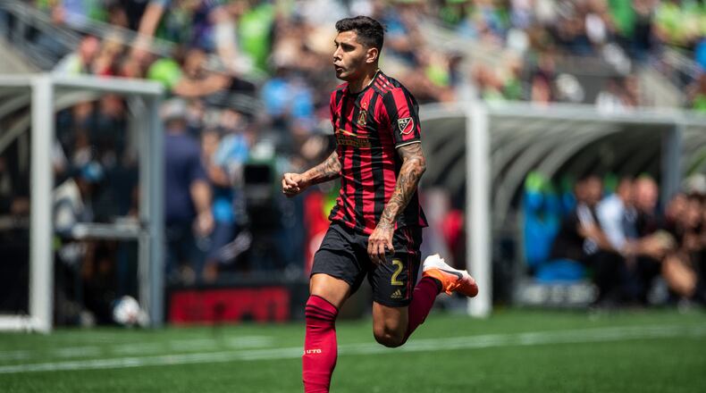 Images from the match between Atlanta United and Seattle Sounders at CenturyLink Field in Seattle, Washington. (Photo by Eric Rossitch/Atlanta United)