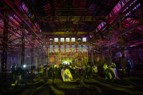 Atlantans attend the Citizens Reception for Mayor-elect Andre Dickens at Pullman Yards in 2022. (Branden Camp for the AJC 2022)