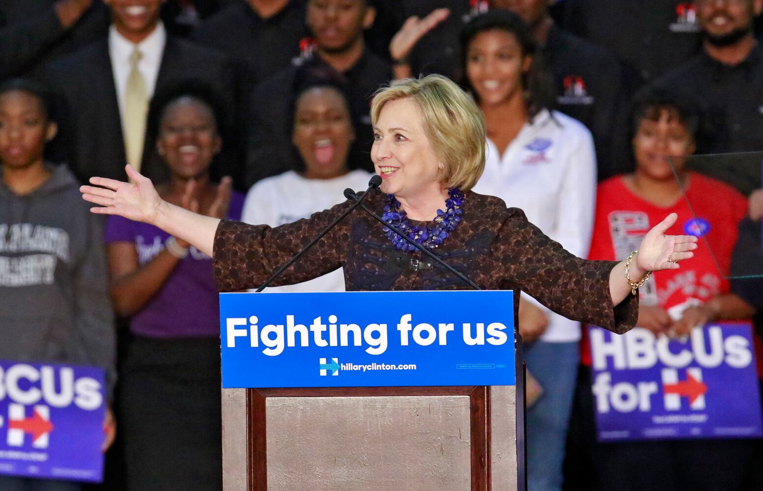 Oct. 30, 2015, Hillary Clinton in Atlanta