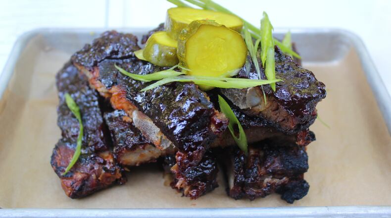 Coca-Cola BBQ pork spare ribs at Backyard at Parkwoods.