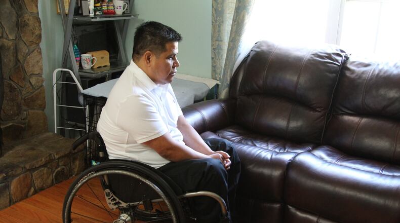 Fidel Oropeza, a Mexican immigrant who has been wheelchair-bound for the last 15 years experienced a small victory when ICE recognized it had made mistakes in his immigration case. Samantha Díaz/MH