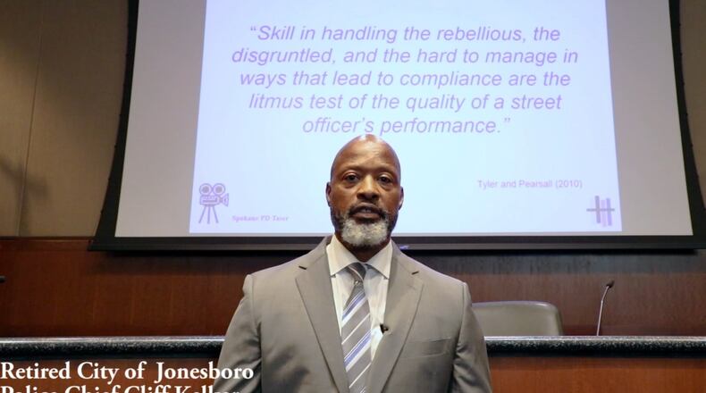 Now a police consultant, retired Jonesboro Police Chief and Marietta Police Department Major Cliff Kelker is retraining all MPD officers in Procedural Justice.