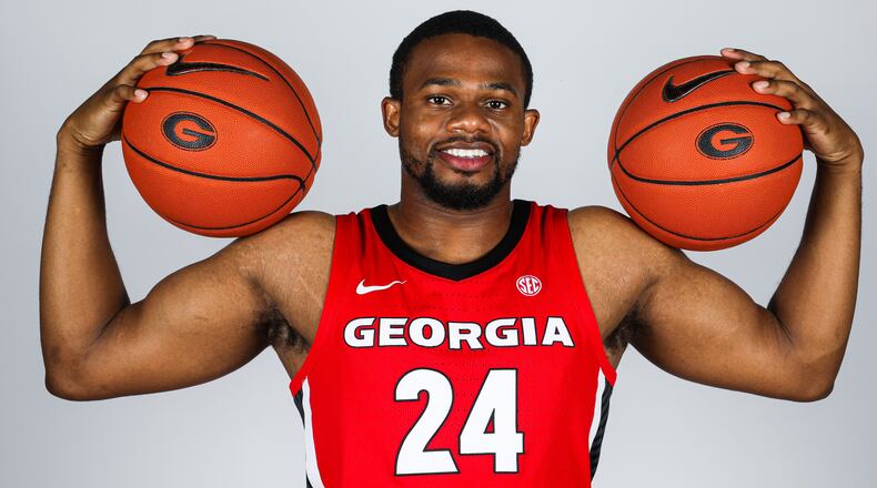 Georgia believes P.J. Horne, a 6-foot-6 transfer from Virginia Tech who hails from Tifton, is going to make a difference in its frontcourt play this season. (Tony Walsh/UGA)