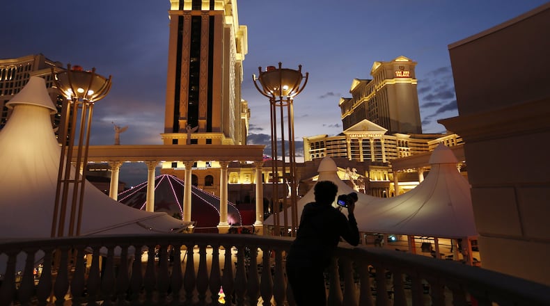 Caesars Palace hotel and casino in Las Vegas. (AP Photo/John Locher, File)