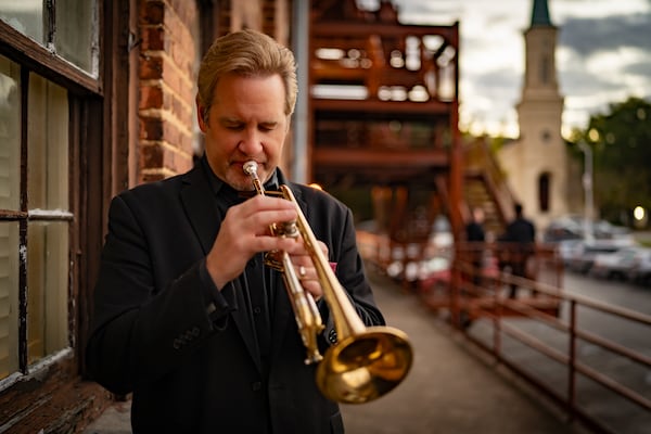 Joe Gransden, trombonist and front man for The Joe Gransden Big Band, has been called a "virtuoso" by Kenny G. The band will play at the Atlanta Jazz Festival at 9 p.m. on Memorial Day. (Courtesy of Ryan Chapman)