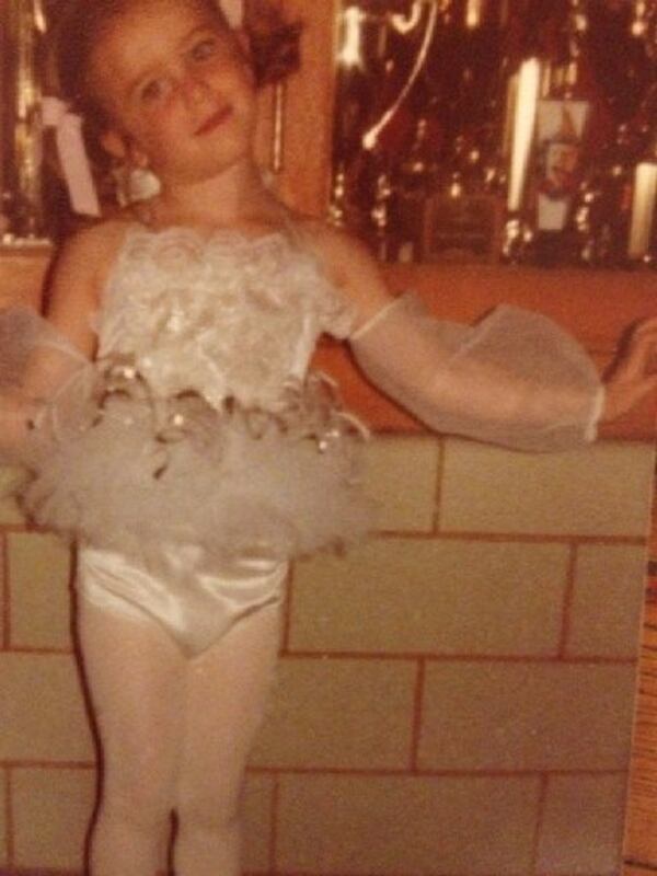 Laurel Snyder, author of “Swan: The Life and Dance of Anna Pavlova,” was a dance-obsessed Baltimore 4-year-old when this family photo was taken.