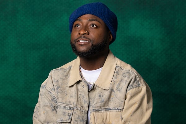 Davido poses for a portrait on Tuesday, April 1, 2025, in New York. (AP Photo/Gary Gerard Hamilton)
