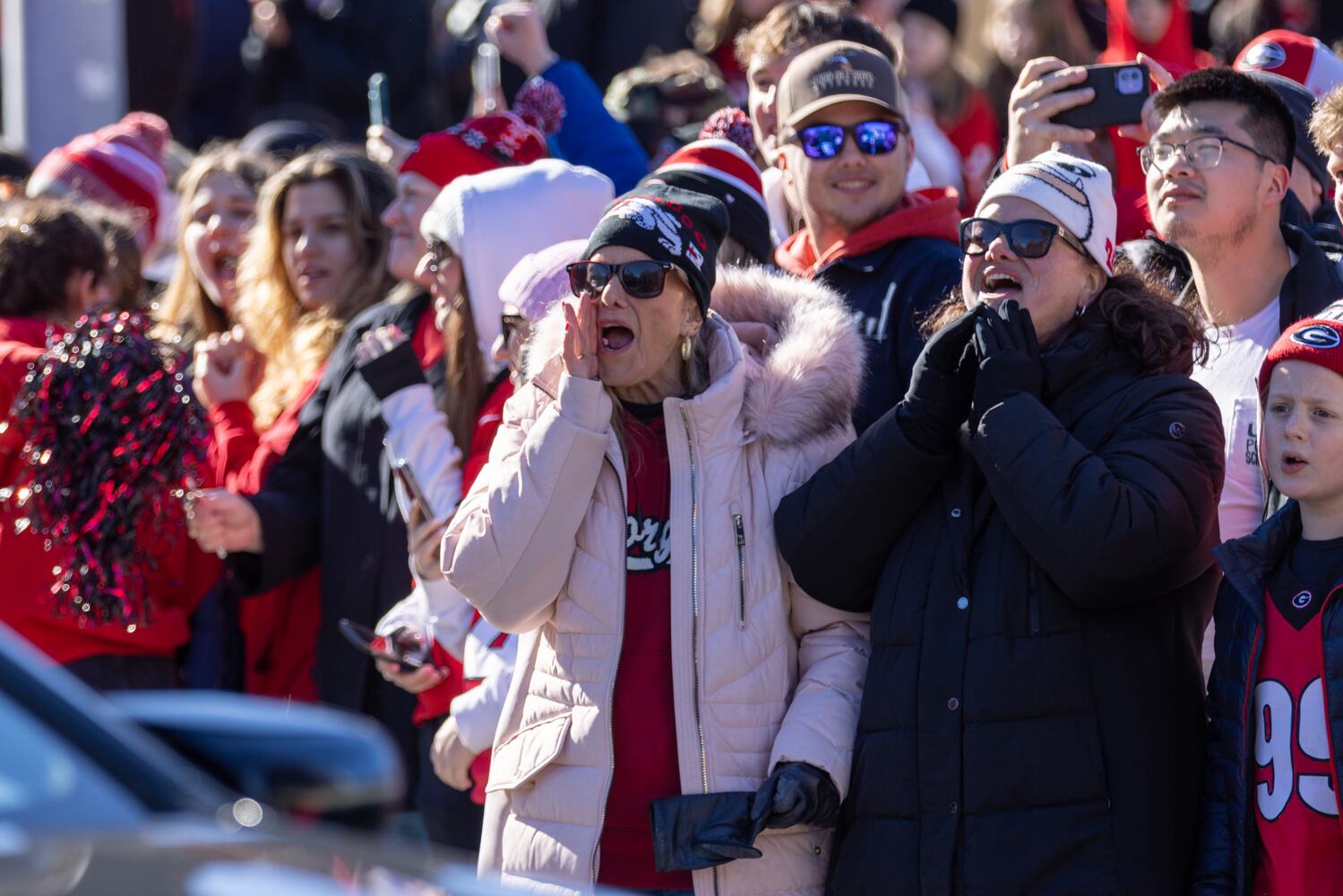 UGA athens fan parade