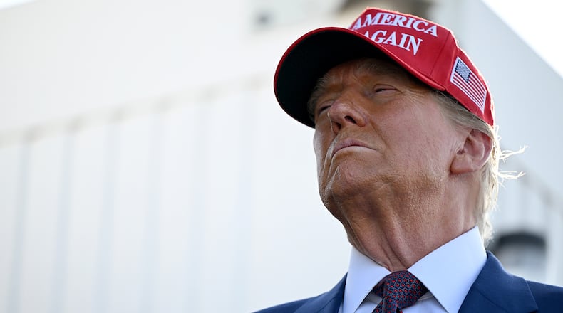 U.S. President-elect Donald Trump attends a viewing of the launch of the sixth test flight of the SpaceX Starship rocket on Nov. 19, 2024, in Brownsville, Texas. (Brandon Bell/Getty Images/TNS)