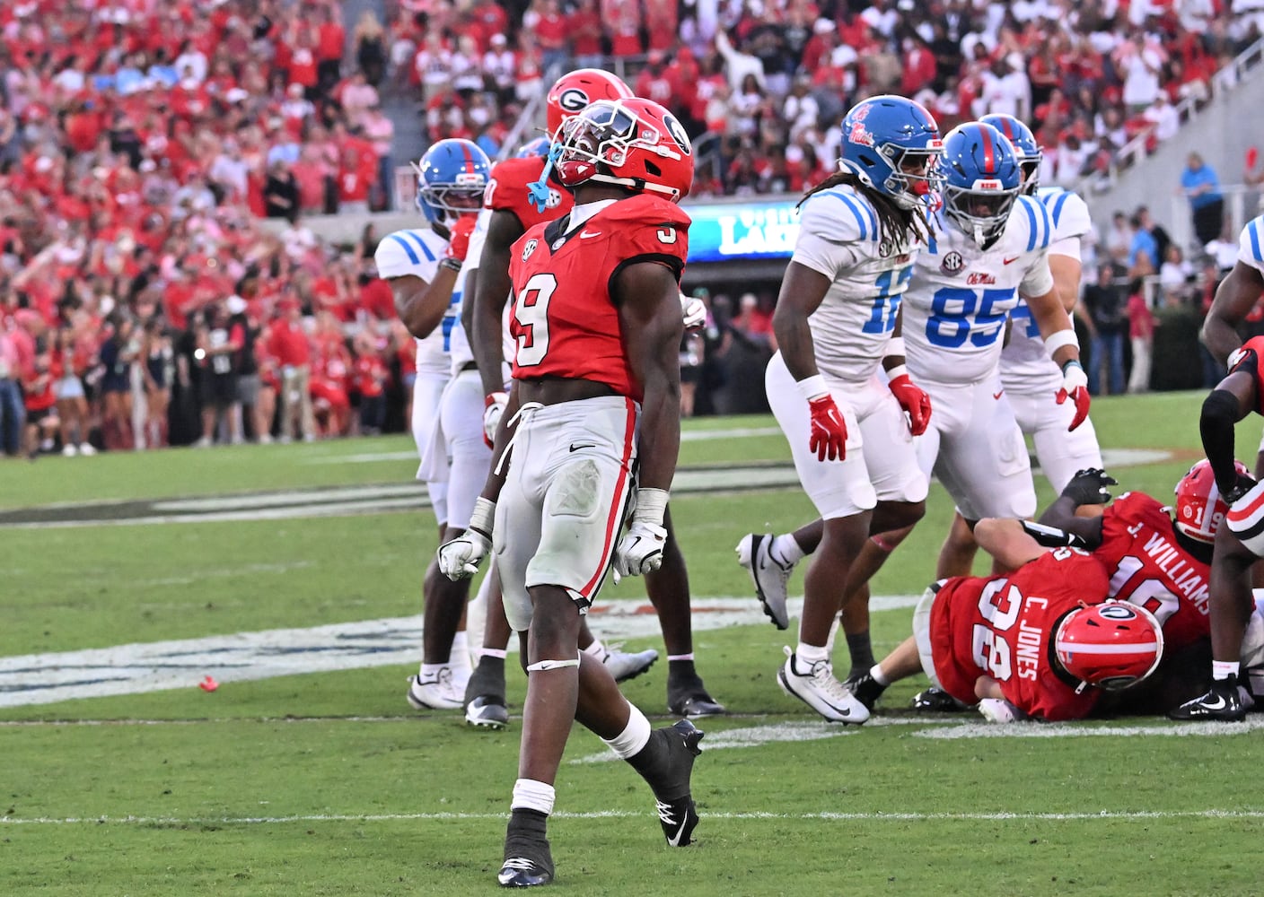 Georgia vs Ole Miss football