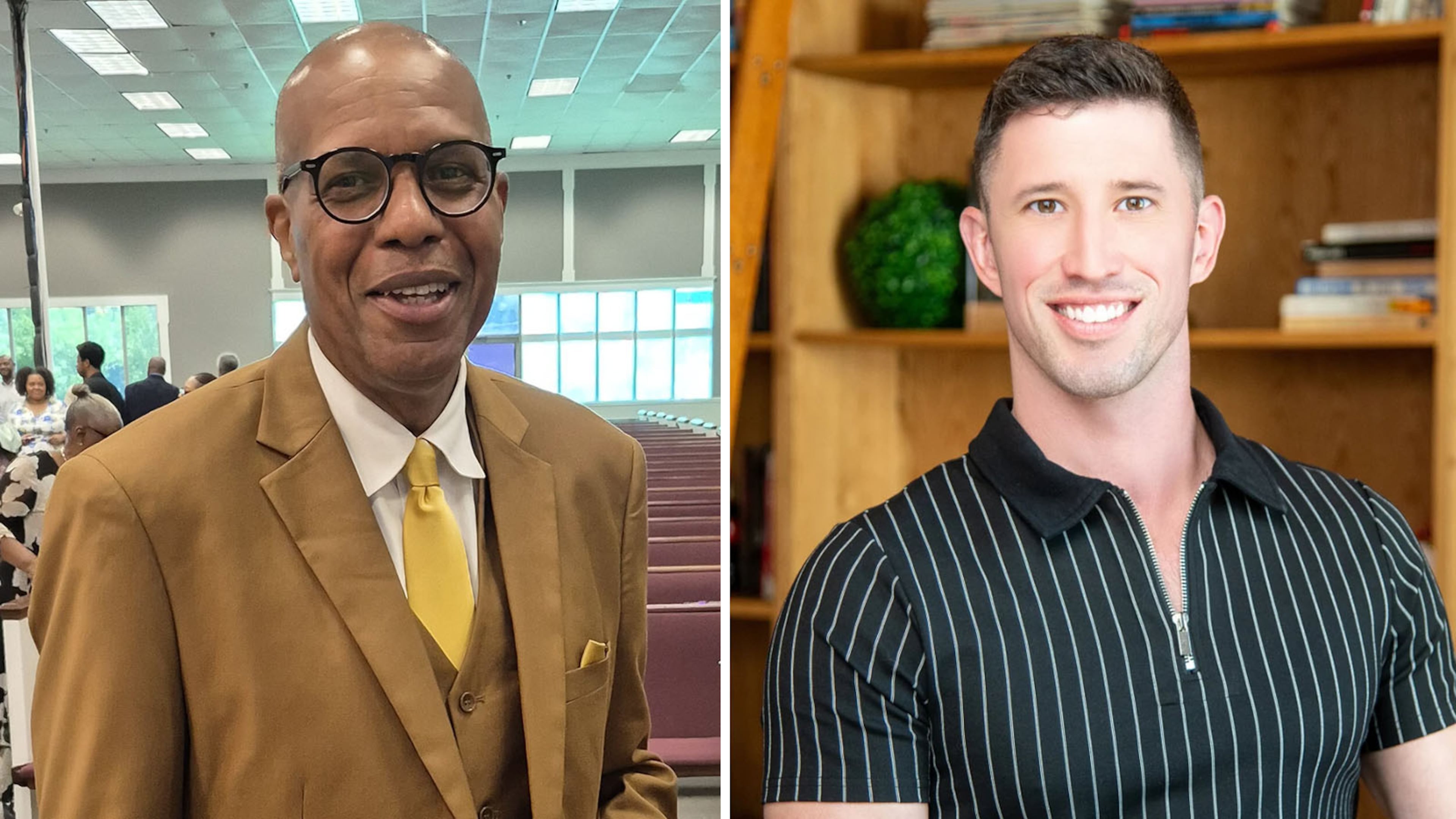 Mark Haynes and Michael Clark, two Georgia men who found successful employment after being released from incarceration. (Contributed)