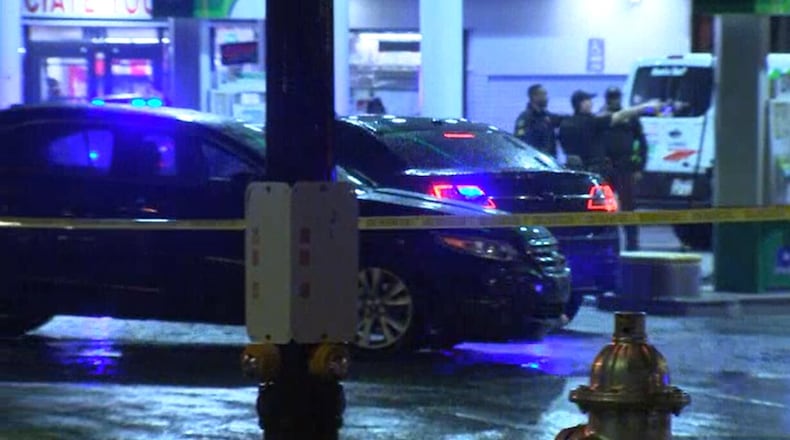 The GBI is investigating a shooting involving Atlanta police officers that happened early Saturday at a BP convenience store along Cascade Road in southwest Atlanta. (Credit: Channel 2 Action News)