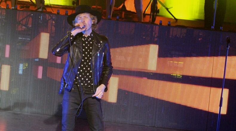 Singer-songwriter-musician Beck performed a sold-out show at the Tabernacle on April 30, 2018. He'll return to Atlanta in May for the Shaky Knees Festival.