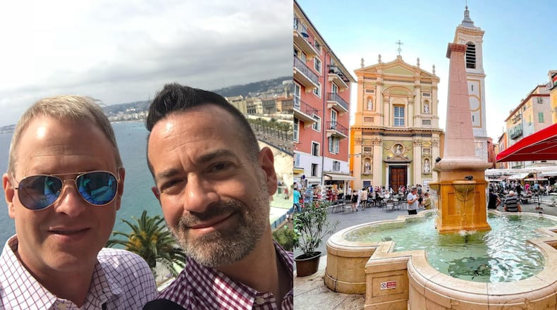 Kevin Phillips and Todd Skelton split their time between Midtown Atlanta and France, including Nice's Old Town neighborhood where they own a home. (Courtesy)