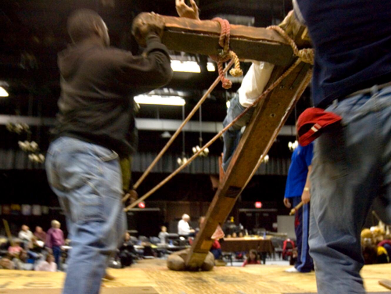 Backstage at the 'Atlanta Passion Play'