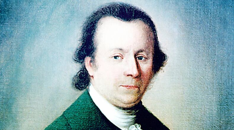 Button Gwinnett, signer of the Declaration of Independence and namesake of Georgia’s second largest county (Courtesy of the Georgia Historical Society)