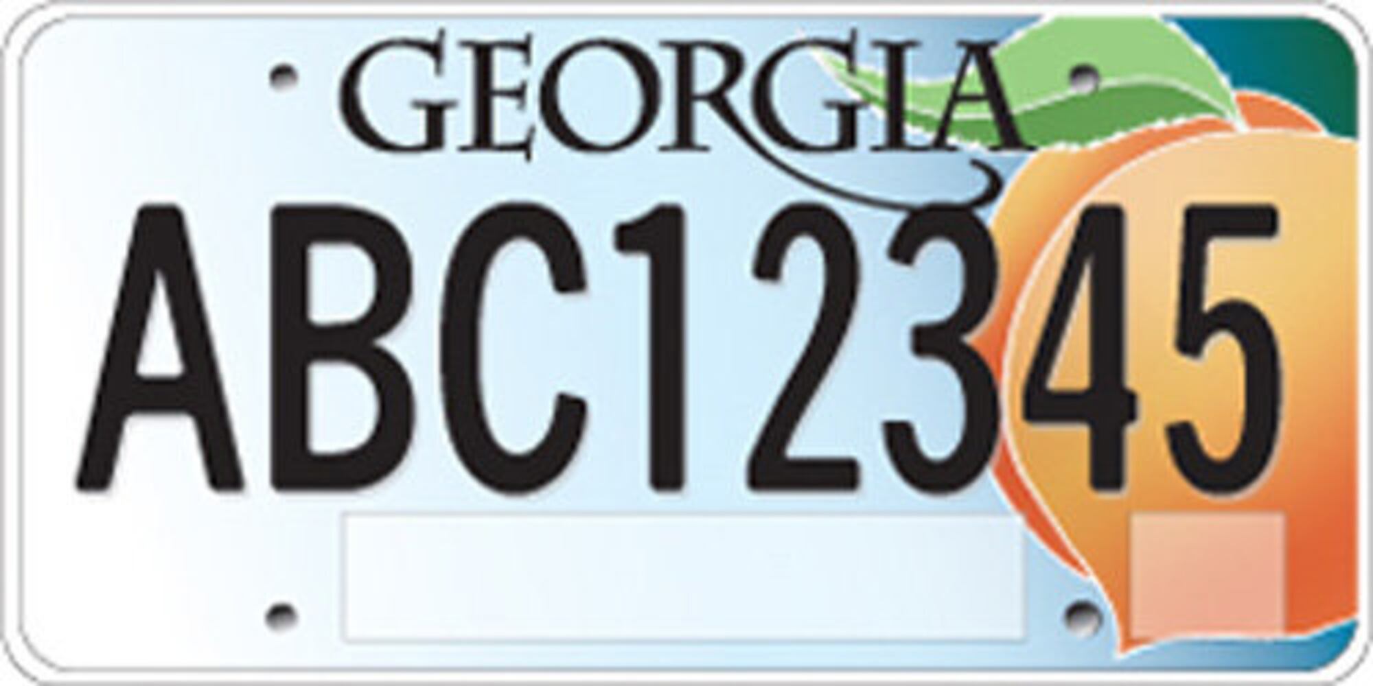 Contest held in July for Georgia tag designs
