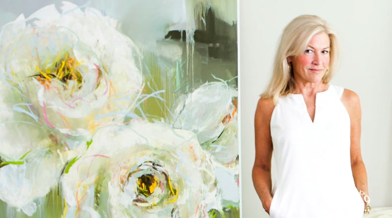 Atlanta artist Susie Pryor in her studio. CONTRIBUTED BY ERICA GEORGE DINES